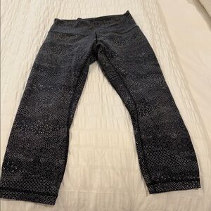 lululemon align white and black leggings. - good condition!